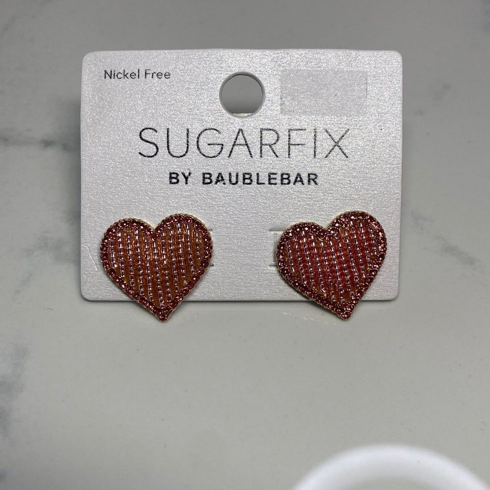 Sugarfix Baublebar Heart Earrings - New